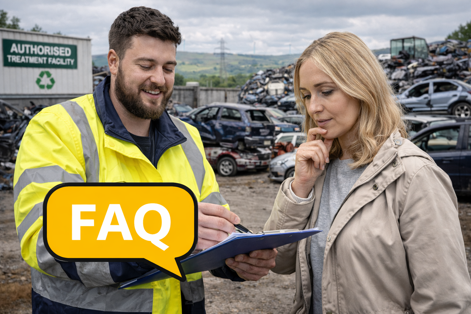 Scrap car FAQs and advice in Accrington